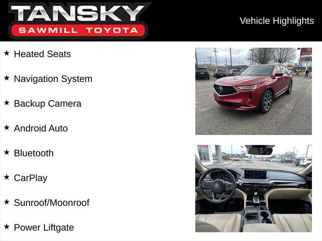 used 2022 Acura MDX car, priced at $32,876