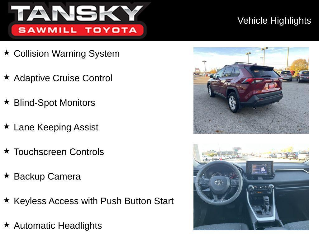 used 2021 Toyota RAV4 car, priced at $25,464
