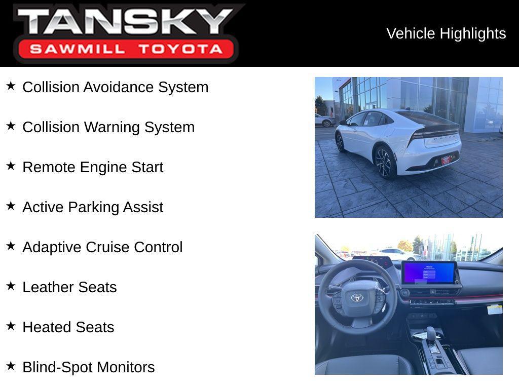 new 2026 Toyota Prius Plug-In Hybrid car, priced at $39,333