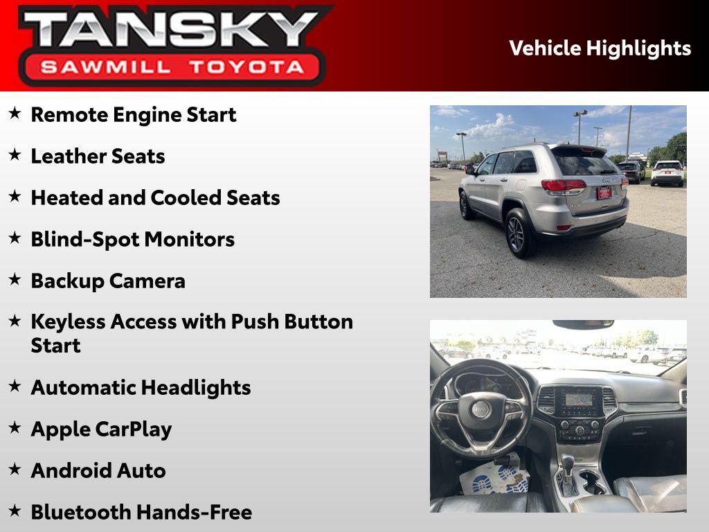 used 2020 Jeep Grand Cherokee car, priced at $18,859
