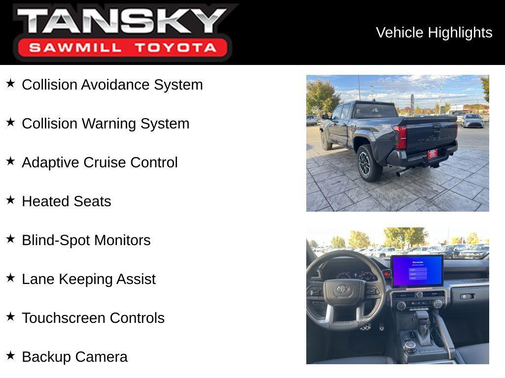 new 2025 Toyota Tacoma car, priced at $44,456