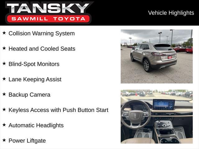 used 2021 Lincoln Nautilus car, priced at $26,935