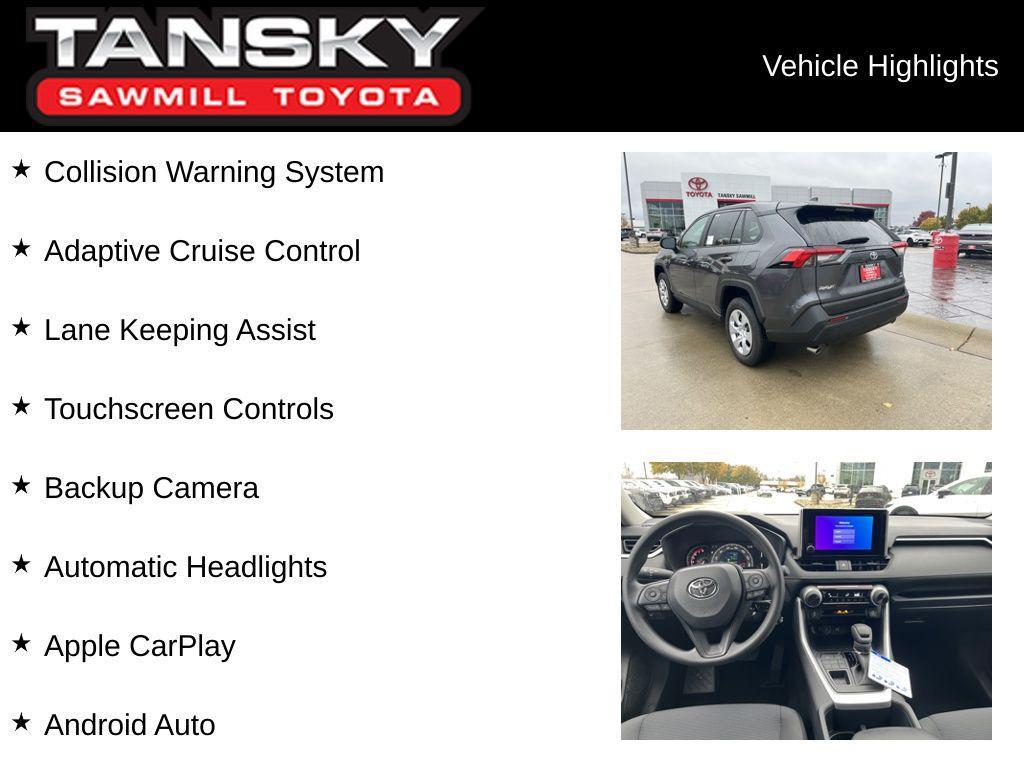 new 2025 Toyota RAV4 car, priced at $31,271