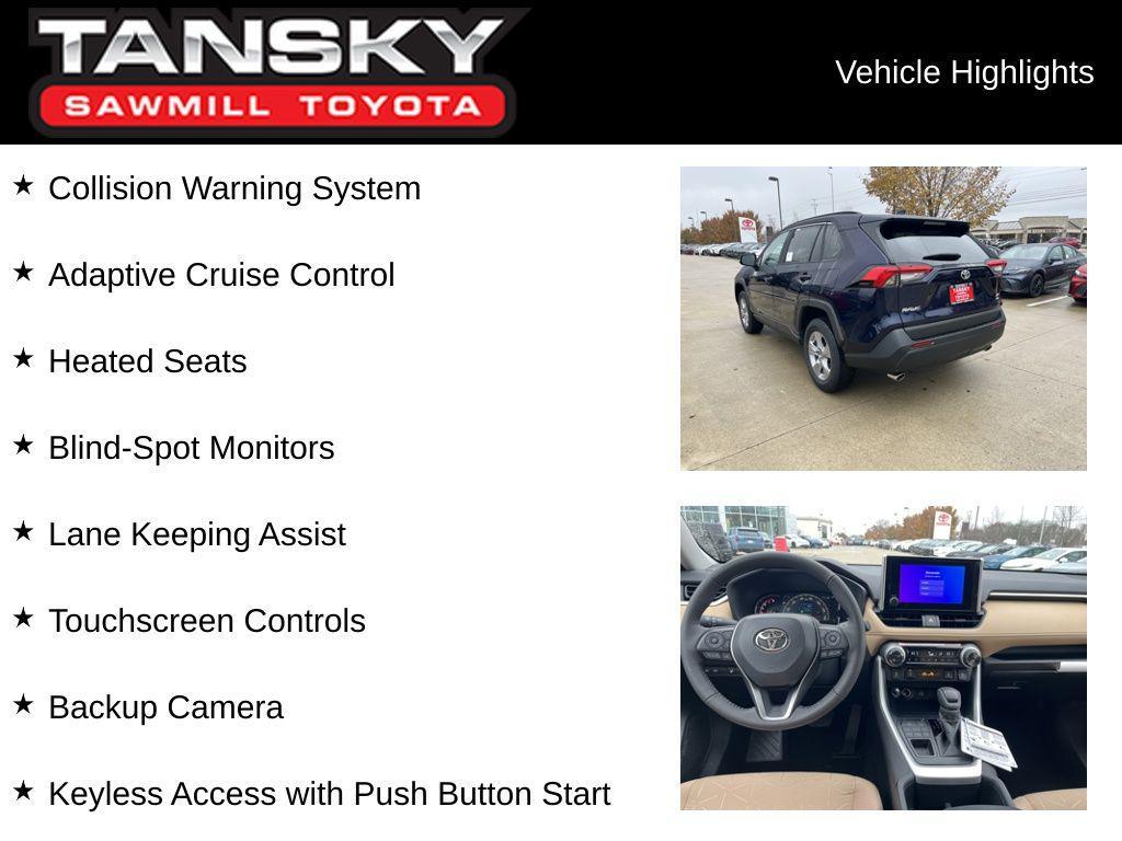 new 2025 Toyota RAV4 car, priced at $35,377