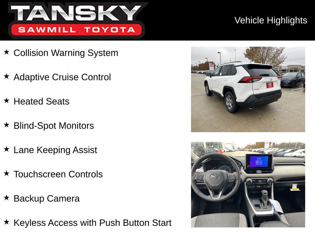 new 2025 Toyota RAV4 car, priced at $35,428