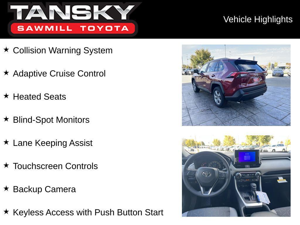 new 2025 Toyota RAV4 car, priced at $34,848