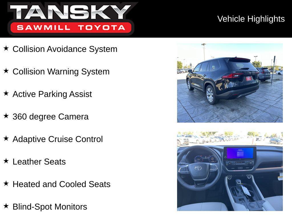 new 2026 Toyota Grand Highlander car, priced at $55,088
