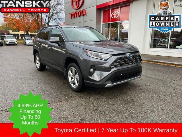 used 2021 Toyota RAV4 Hybrid car, priced at $35,679