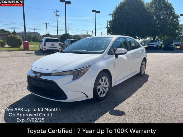 used 2021 Toyota Corolla car, priced at $20,303