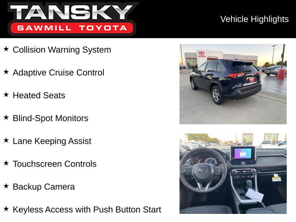 new 2025 Toyota RAV4 car, priced at $34,425