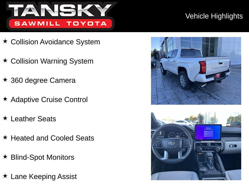 new 2025 Toyota Tacoma car, priced at $56,752