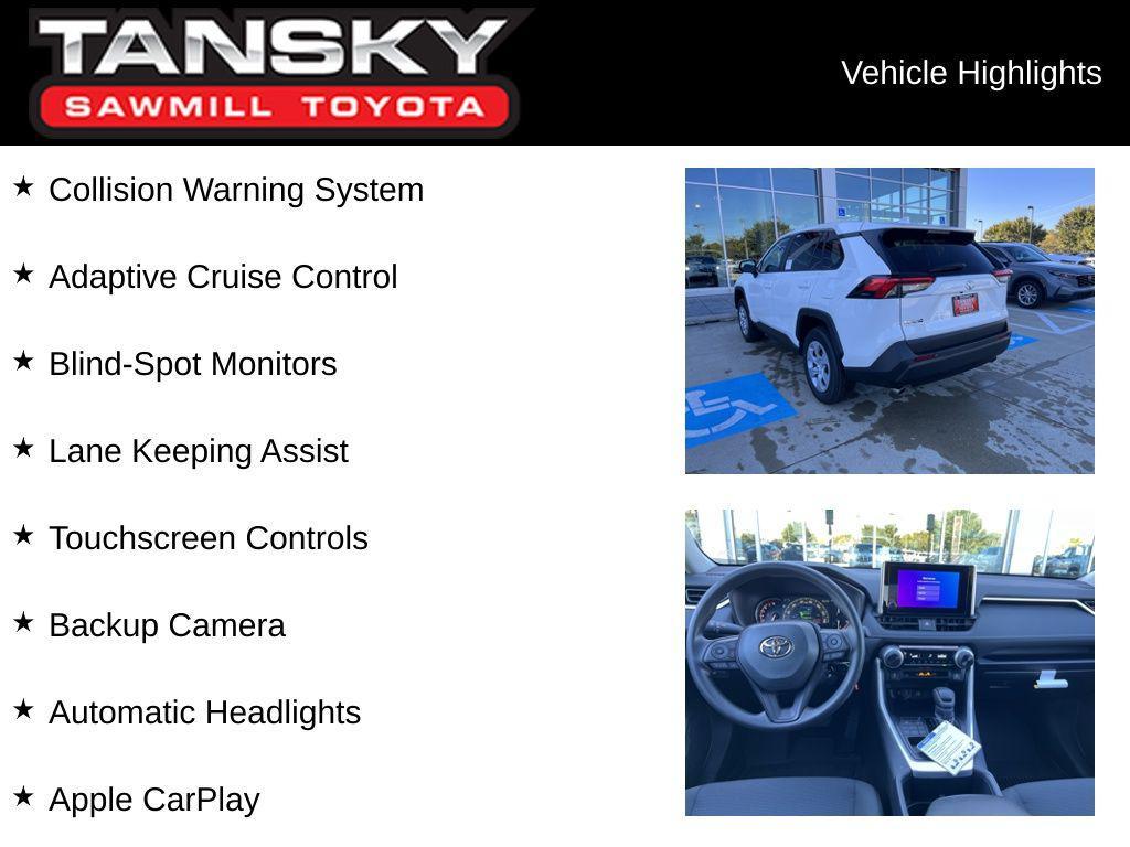 new 2025 Toyota RAV4 car, priced at $31,903