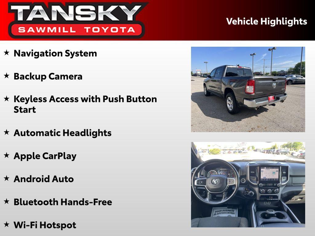 used 2022 Ram 1500 car, priced at $23,301