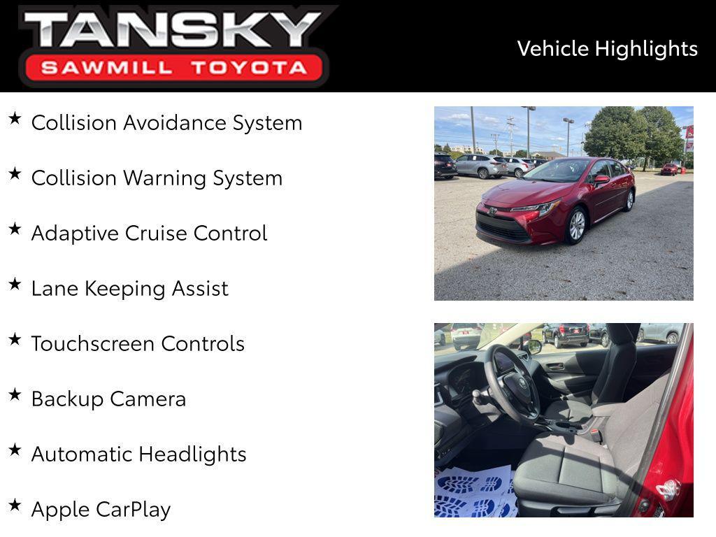 used 2024 Toyota Corolla car, priced at $21,917