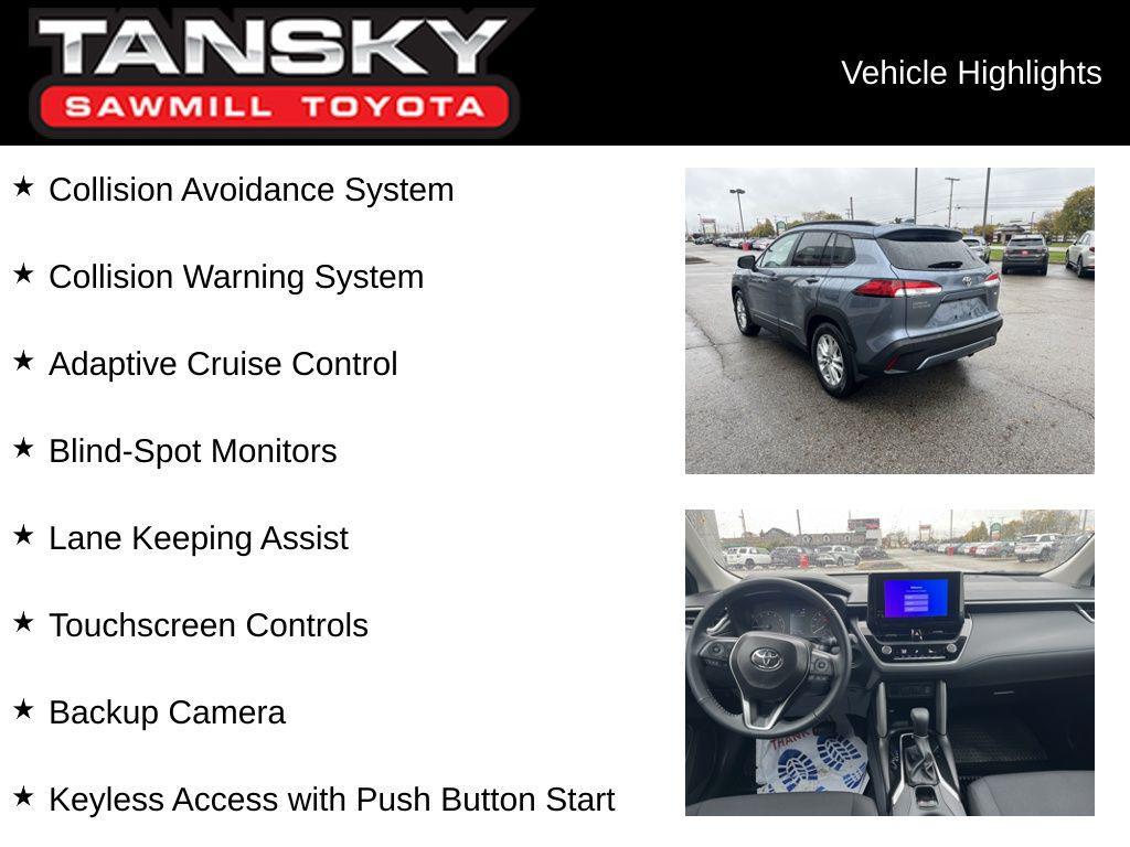 used 2024 Toyota Corolla Cross car, priced at $25,985