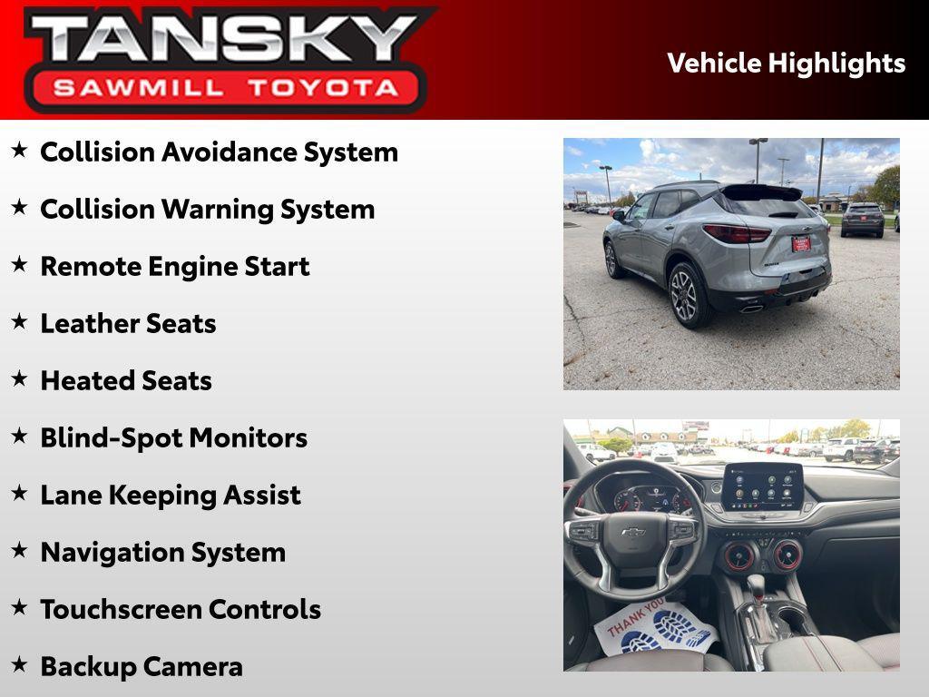used 2025 Chevrolet Blazer car, priced at $34,487
