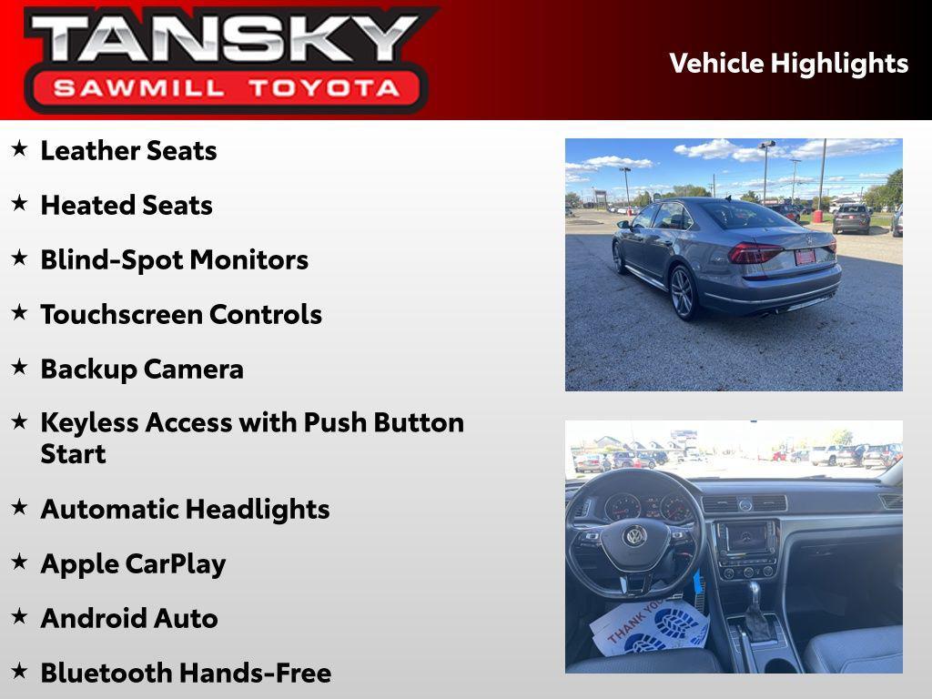 used 2017 Volkswagen Passat car, priced at $11,390