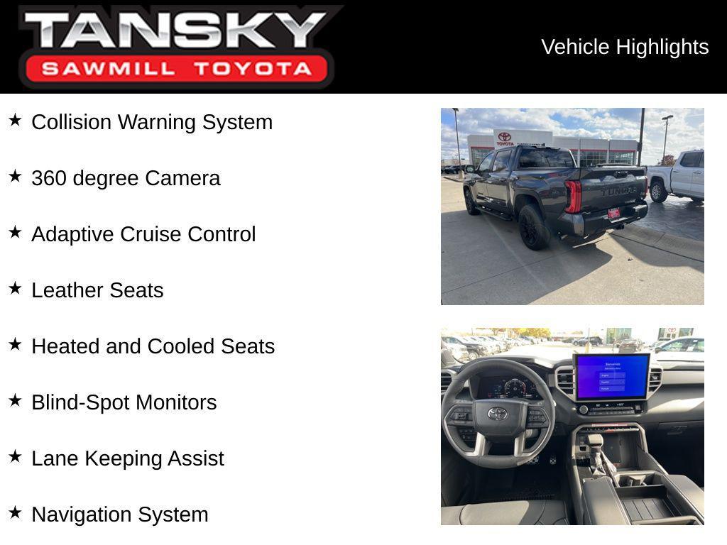 new 2026 Toyota Tundra car, priced at $62,148