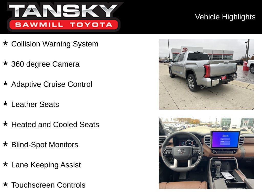 new 2026 Toyota Tundra car, priced at $66,507
