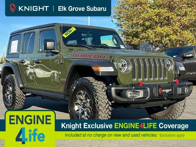 used 2021 Jeep Wrangler Unlimited car, priced at $49,276