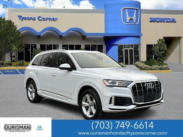 used 2021 Audi Q7 car, priced at $32,000