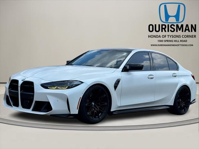 used 2022 BMW M3 car, priced at $77,000