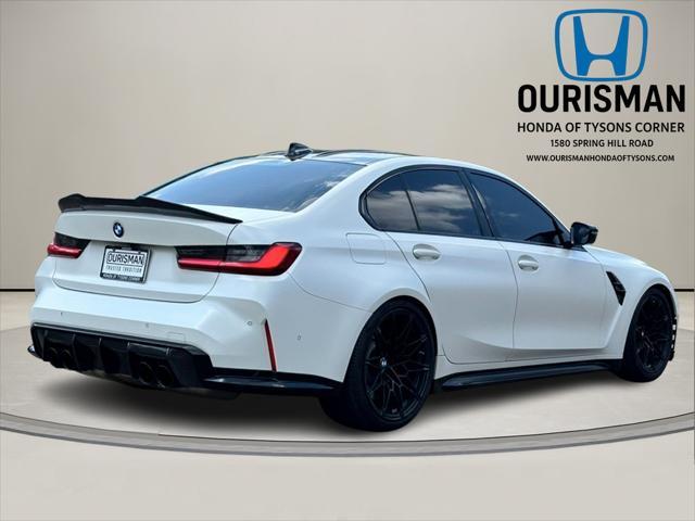used 2022 BMW M3 car, priced at $77,000