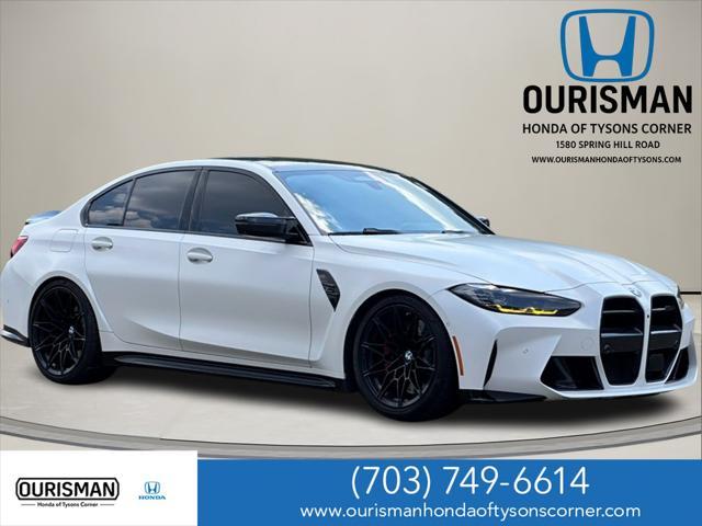 used 2022 BMW M3 car, priced at $77,000