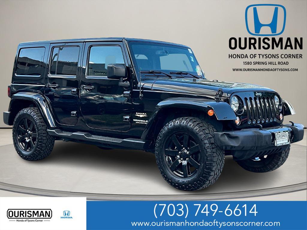 used 2015 Jeep Wrangler Unlimited car, priced at $16,500