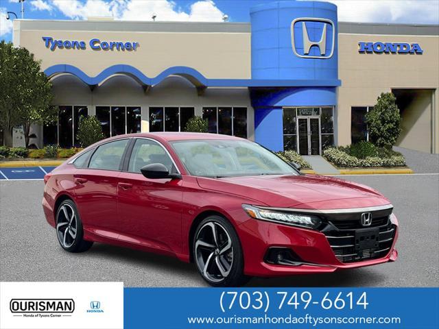 used 2021 Honda Accord car, priced at $26,000