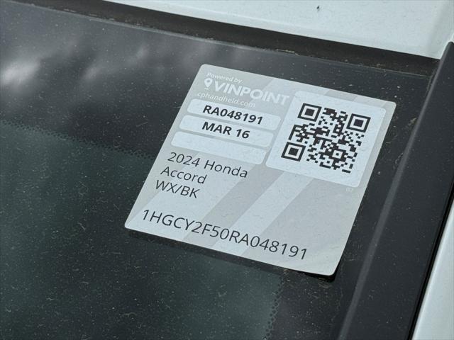 new 2024 Honda Accord Hybrid car, priced at $33,412
