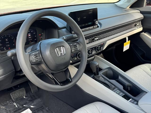 new 2025 Honda Accord car, priced at $31,110