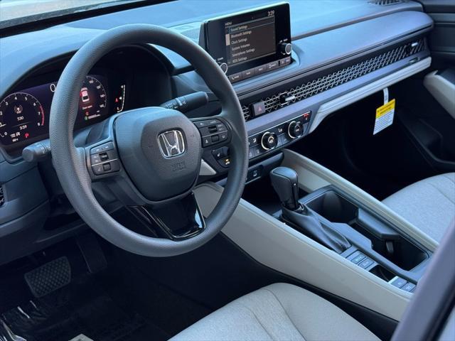 new 2025 Honda Accord car, priced at $30,655