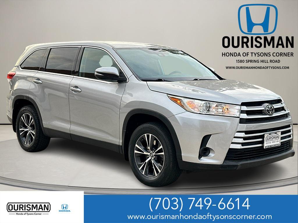 used 2019 Toyota Highlander car, priced at $22,500