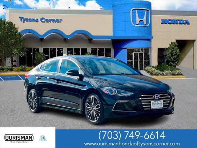 used 2018 Hyundai Elantra car, priced at $15,500