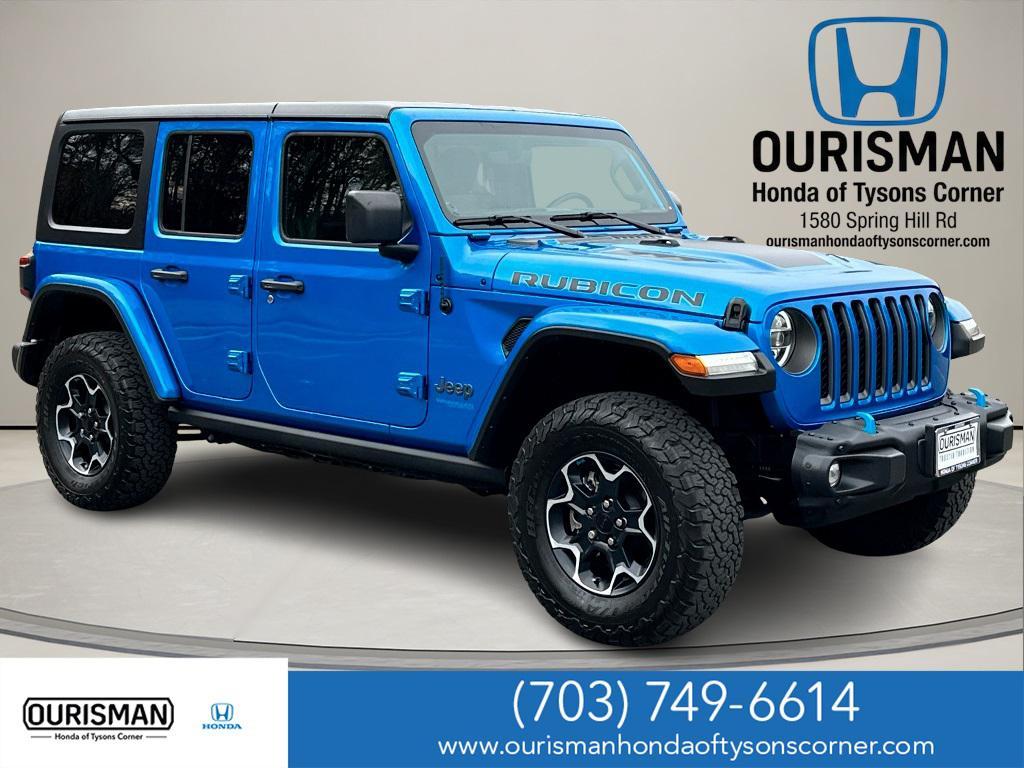 used 2022 Jeep Wrangler Unlimited 4xe car, priced at $32,000