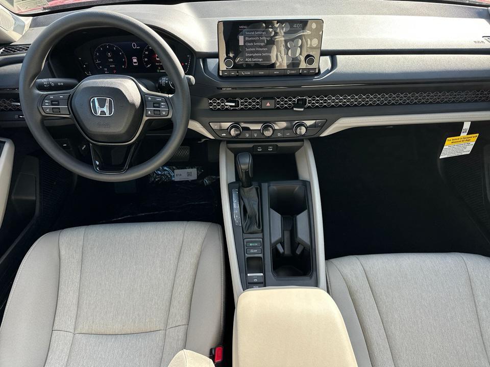 new 2025 Honda Accord car, priced at $30,878