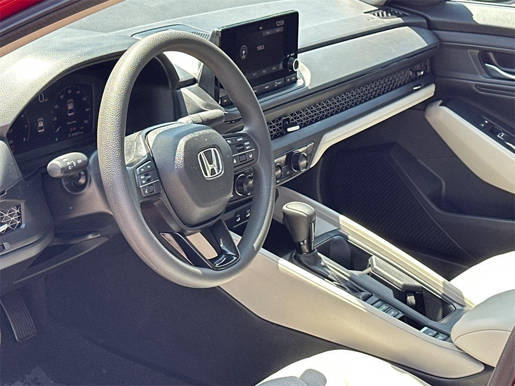 used 2025 Honda Accord car, priced at $27,500