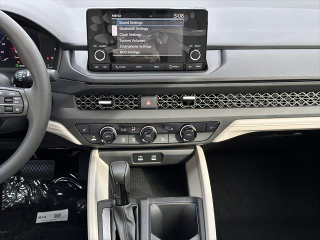 new 2025 Honda Accord car, priced at $30,878