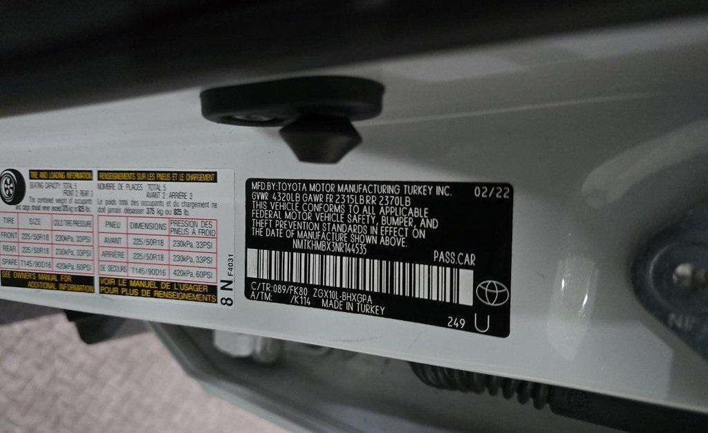used 2022 Toyota C-HR car, priced at $23,500