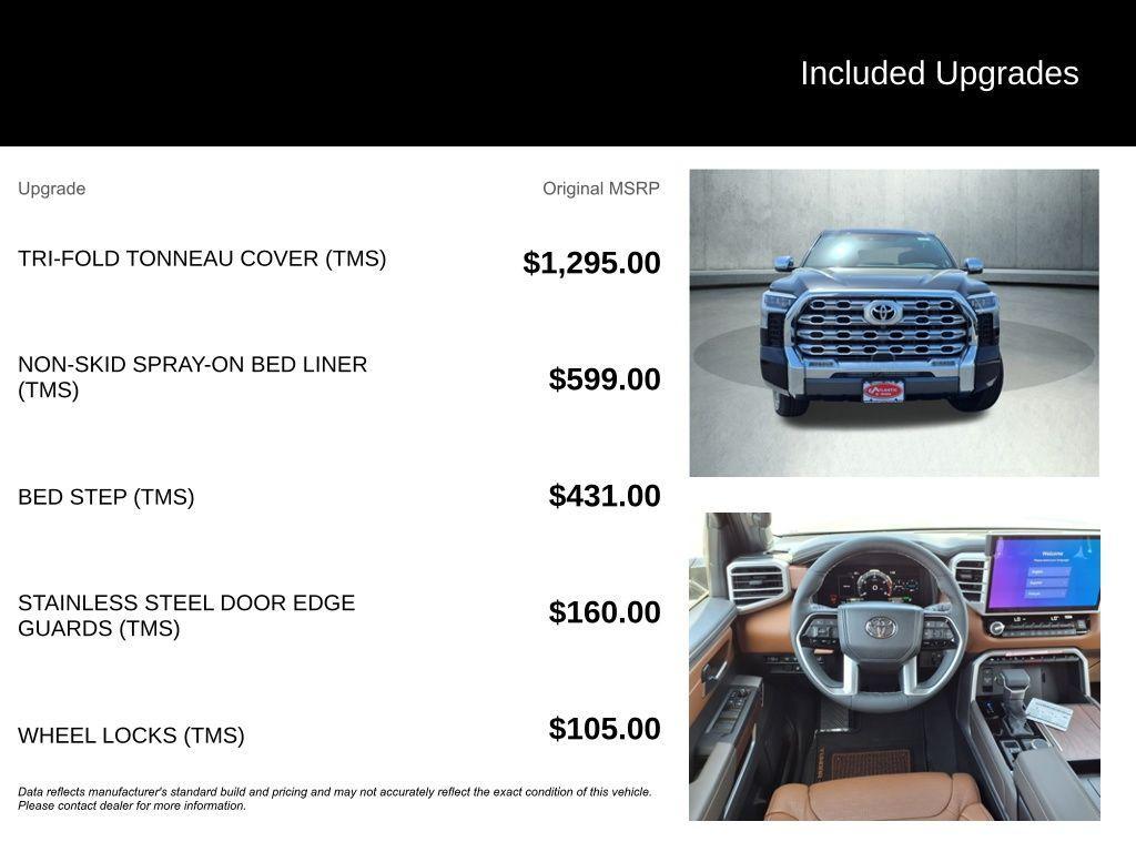 new 2025 Toyota Tundra Hybrid car, priced at $71,188