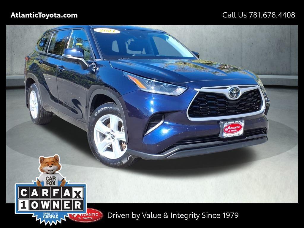 used 2021 Toyota Highlander car, priced at $28,357