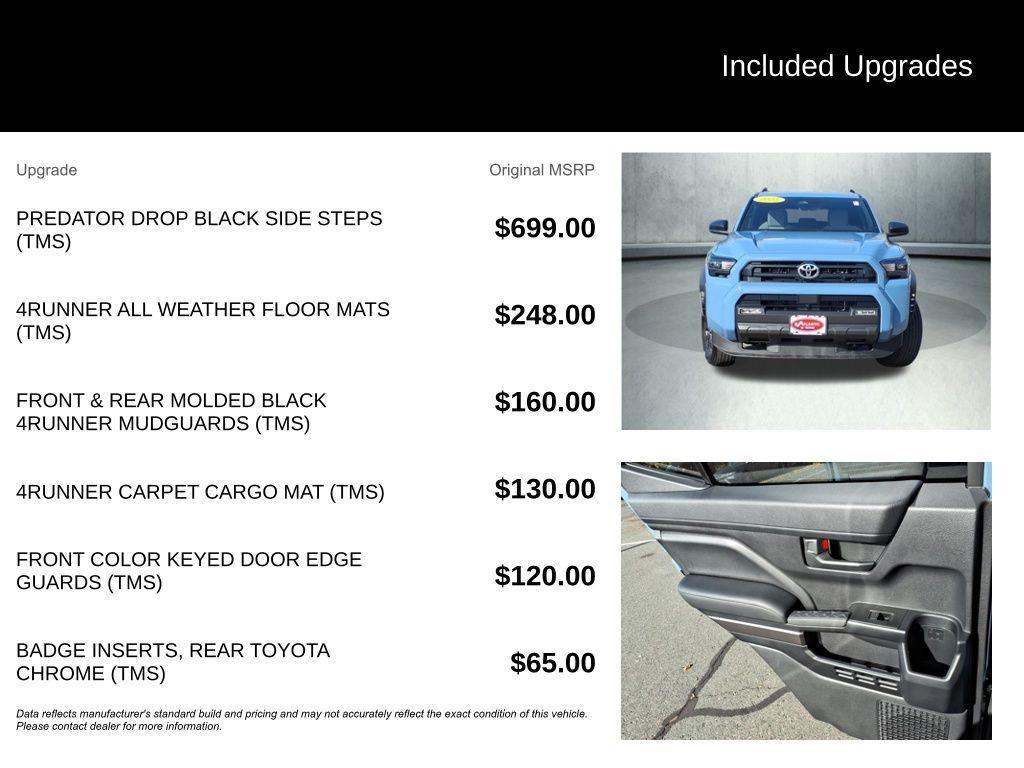 used 2025 Toyota 4Runner car, priced at $45,288