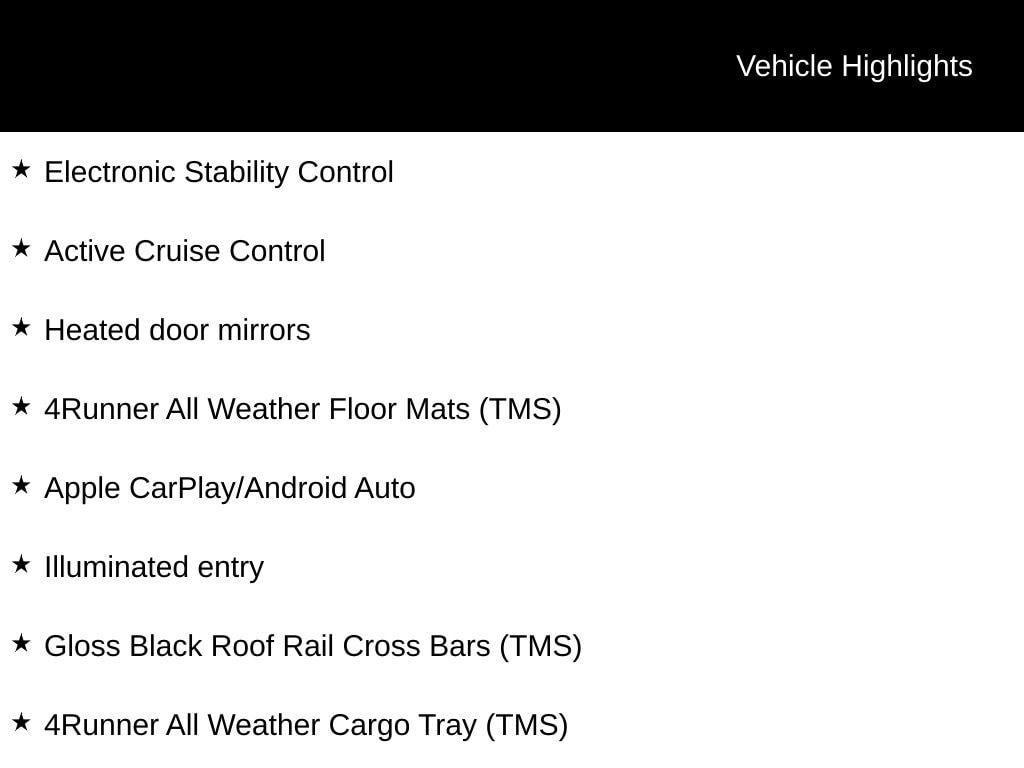 new 2025 Toyota 4Runner car, priced at $46,398