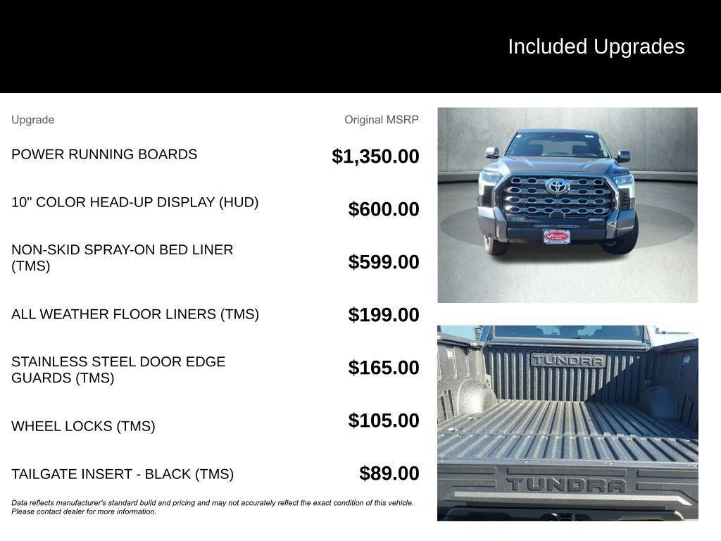 new 2026 Toyota Tundra Hybrid car, priced at $71,160