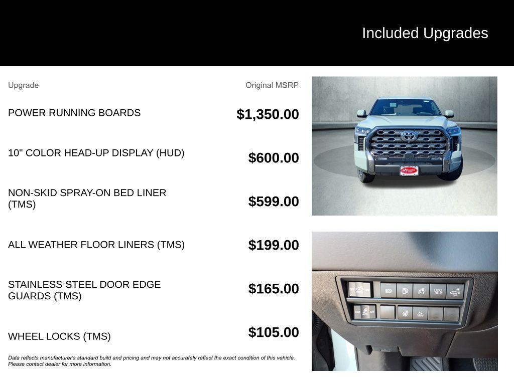 new 2026 Toyota Tundra Hybrid car, priced at $74,718