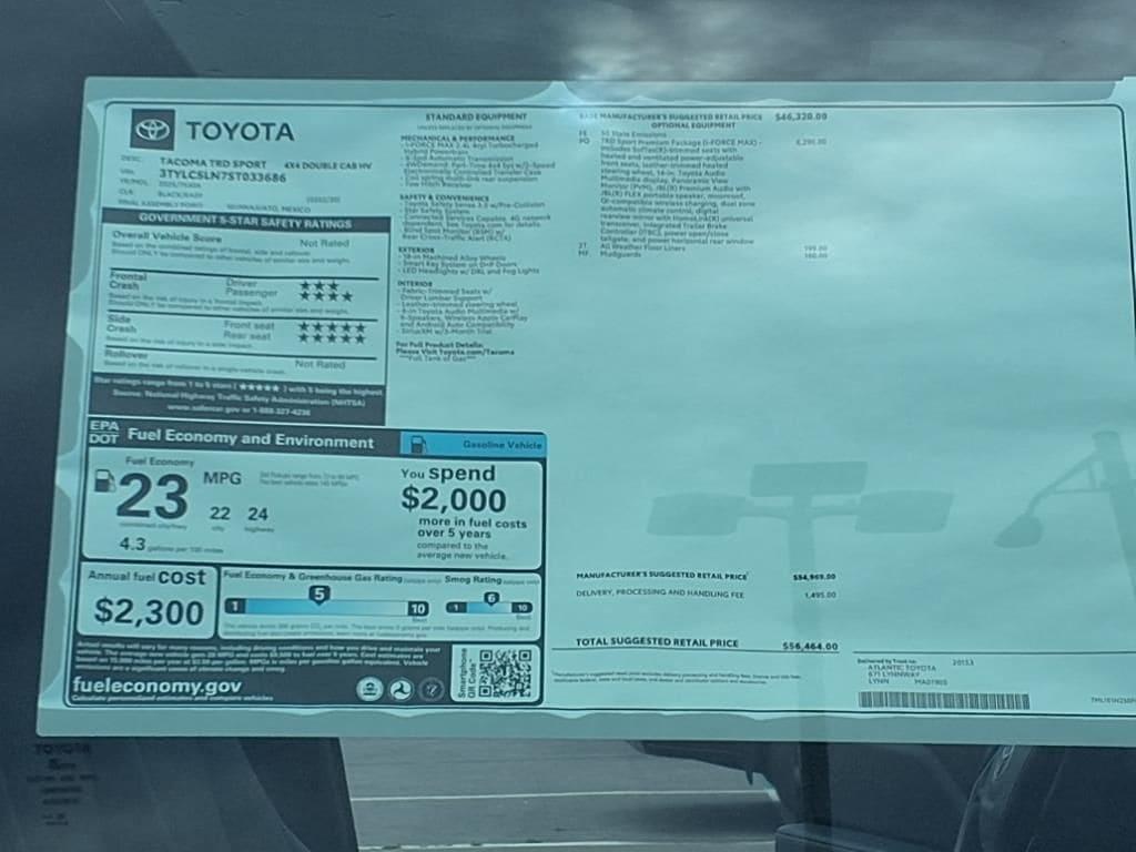 new 2025 Toyota Tacoma Hybrid car, priced at $53,829