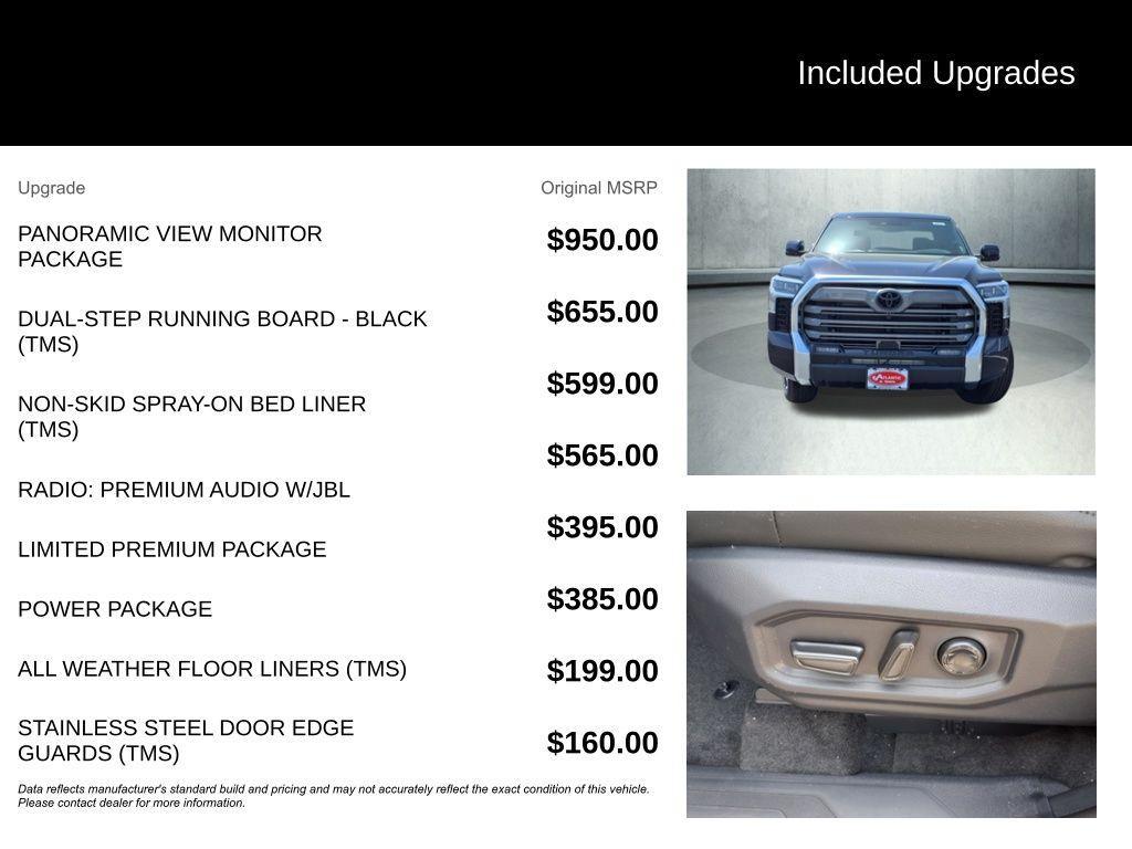 new 2025 Toyota Tundra Hybrid car, priced at $64,301