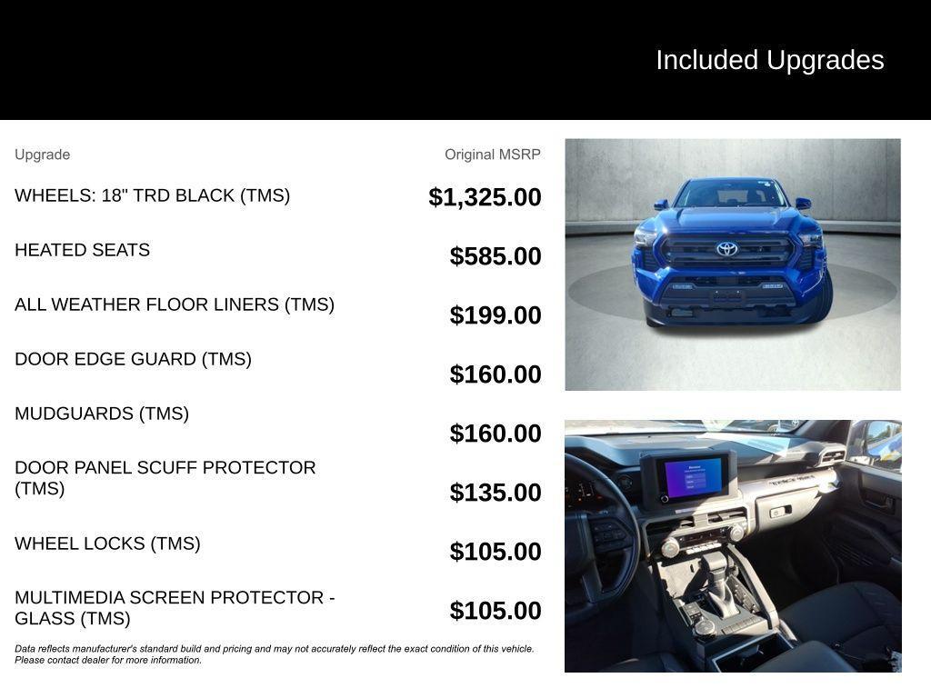 new 2025 Toyota Tacoma car, priced at $45,359