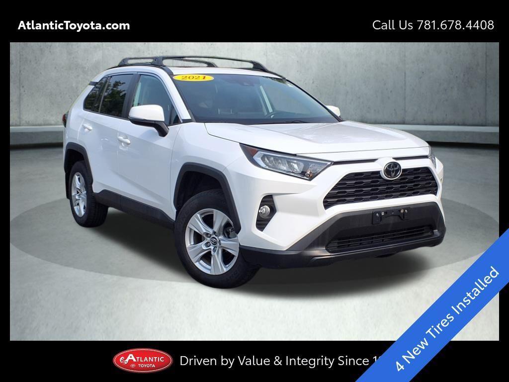 used 2021 Toyota RAV4 car, priced at $28,448